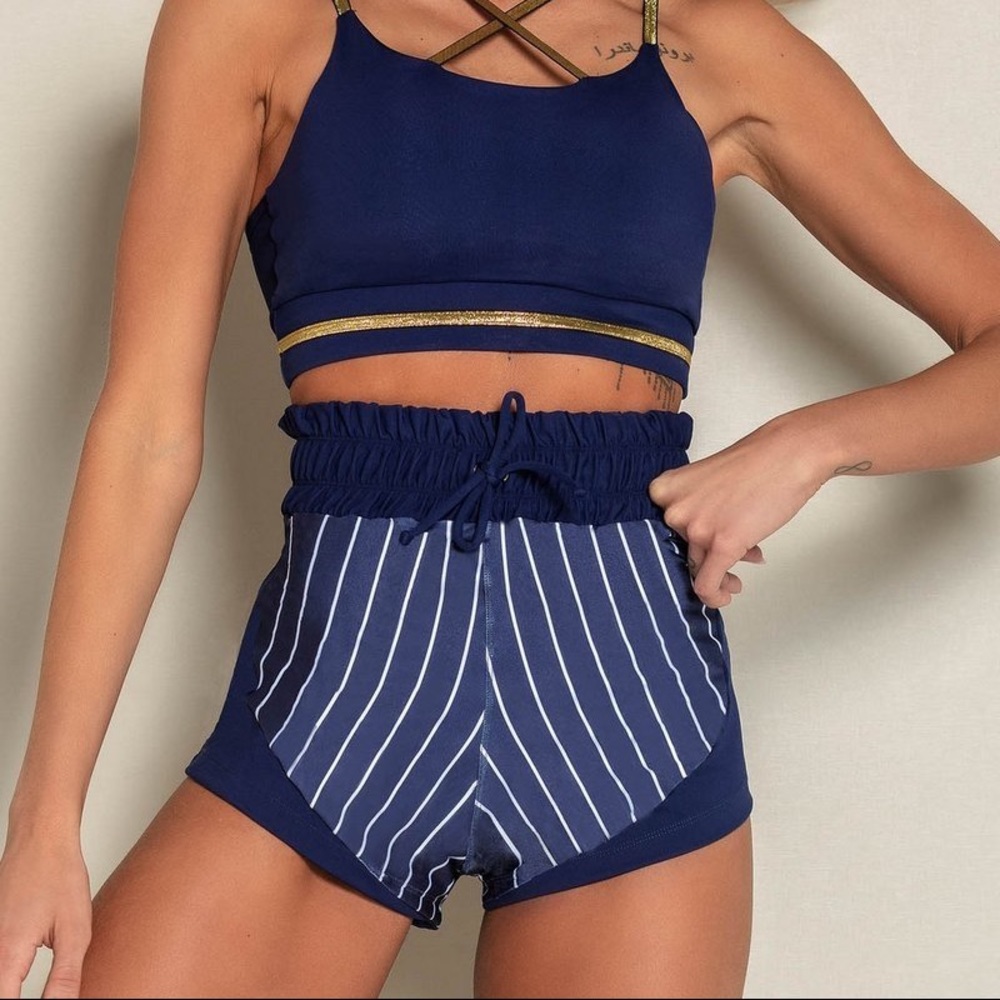 Hipkini Rec Fitness Shorts with Waist Tie - Size L